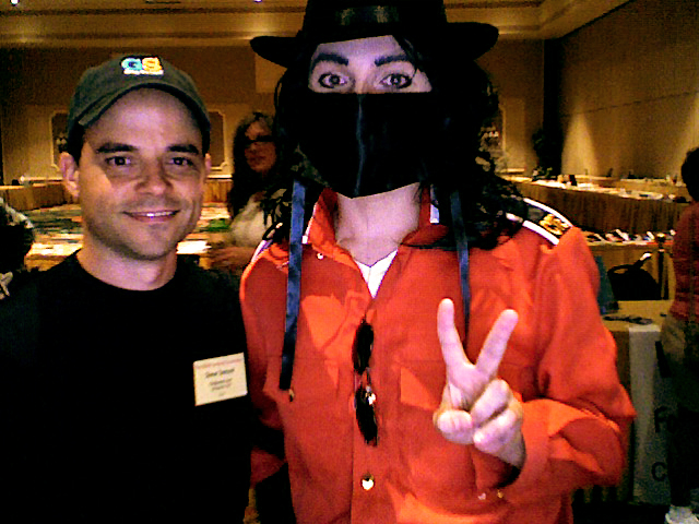 Steve with Michael Jackson Impersonator Matt Macis Steve with Michael Jackson Impersonator Matt Macis
