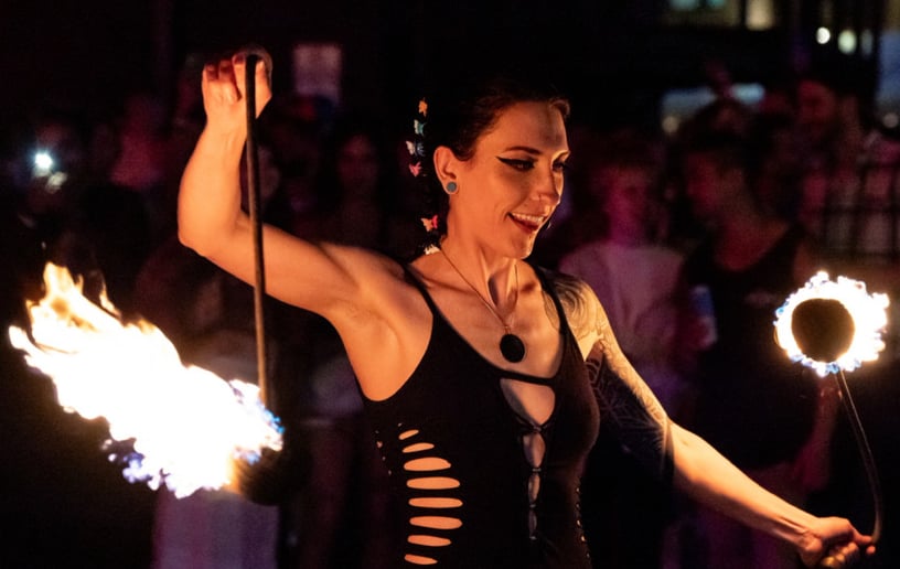 Gallery photo 6 of Damn Danielle – Fire & LED Performer