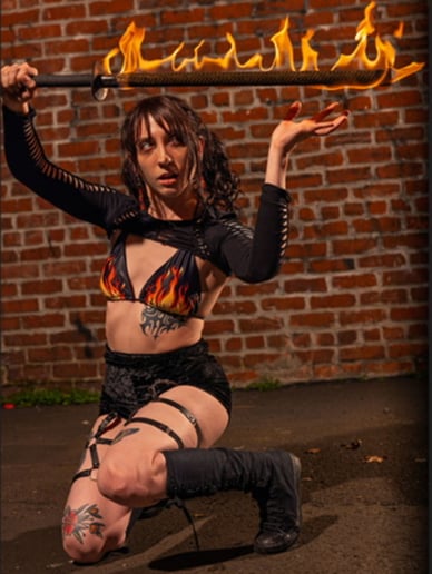 Gallery photo 11 of Damn Danielle – Fire & LED Performer