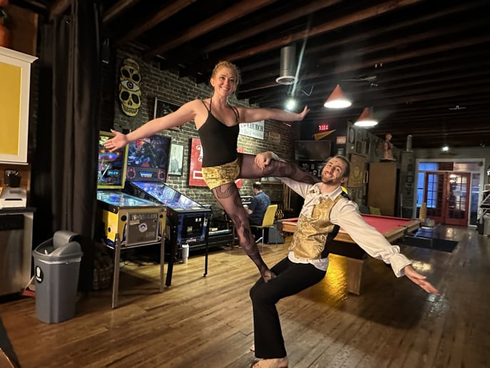 Gallery photo 5 of Acrobatic Duo Performers (Fire Optional)