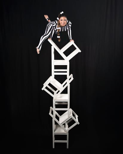 Gallery photo 1 of Magician, Stacking Chair Acrobat, Aerialist