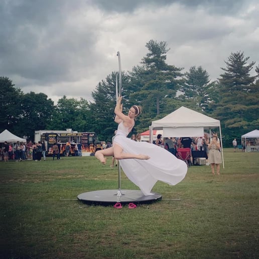 Gallery photo 1 of Aerial Pole and Silks Dancer