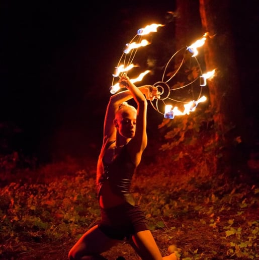 Gallery photo 2 of Aerial, Dance, Fire, and Choreography