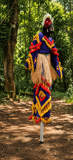 Gallery photo 1 of African Stilt Dancer, Judah Mason