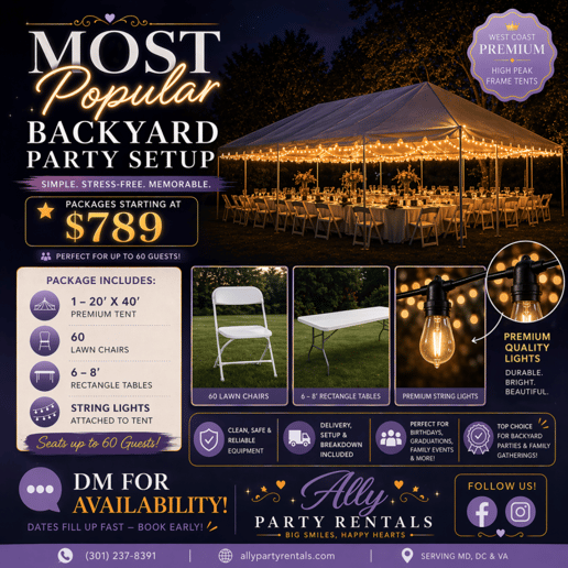 Gallery photo 8 of Ally Party Rentals LLC