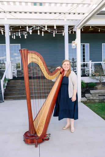 Gallery photo 3 of Andrea McGaugh, harpist and singer