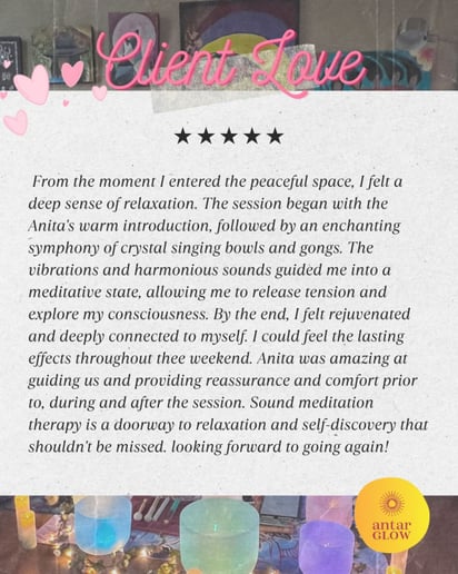 Gallery photo 6 of Antar Glow Sound Bath Meditation