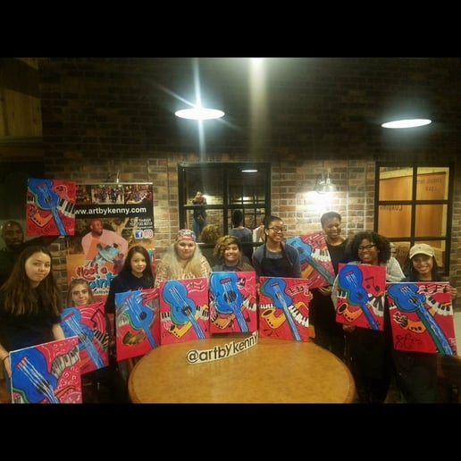 Gallery photo 1 of Art by Kenny Paint Parties