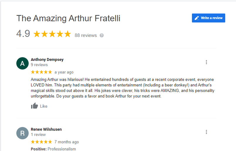 Gallery photo 5 of Arthur Fratelli