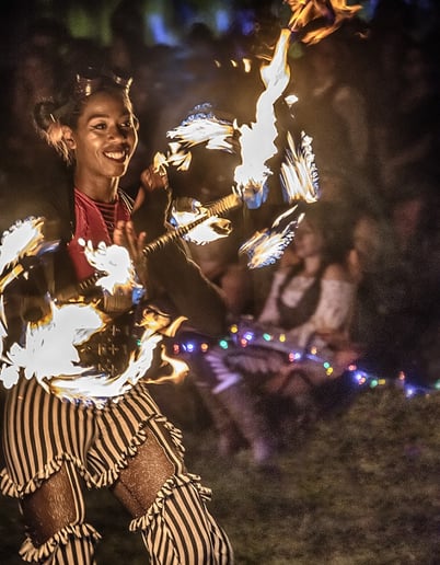 Gallery photo 1 of Asha Ashwell Led and Fire Entertainment