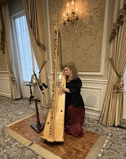 Gallery photo 5 of Atlanta Harpist Paula Fagerberg