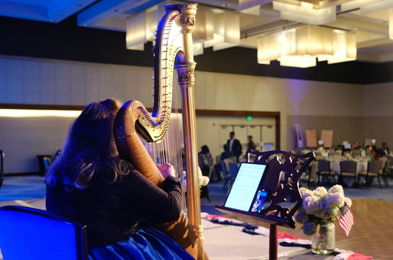 Gallery photo 4 of Atlanta Harpist Paula Fagerberg