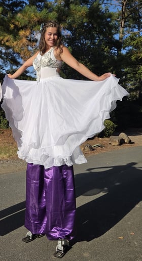 Gallery photo 5 of She's a Storyteller - Cyr Wheel / Stilt Walker