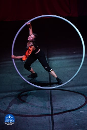 Gallery photo 7 of She's a Storyteller - Cyr Wheel / Stilt Walker