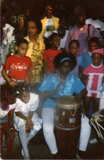Gallery photo 6 of "Francesca Abbey-Vorleamesi" of "Vèlèkètè Ancestral Percussion"