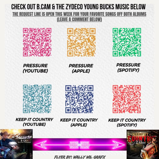 Gallery photo 2 of B. Cam & The Zydeco Young Bucks
