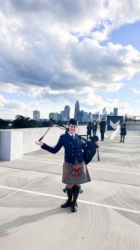 Gallery photo 6 of Bagpiper Noah, Courtney, Mini Pipe Band