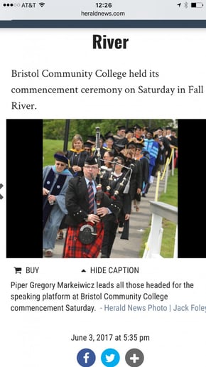Gallery photo 6 of Worcester Bagpiper