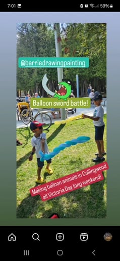 Gallery photo 9 of Balloon Animals + Face Painting