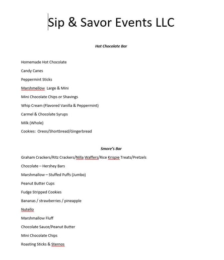 Gallery photo 12 of Sip & Savor Events LLC