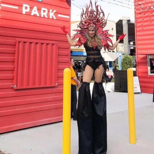Gallery photo 7 of Bella Maia Stilt Walks