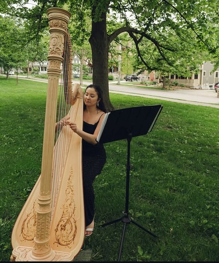 Gallery photo 1 of Bella the Harpist