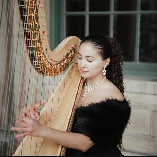 Gallery photo 6 of Bella the Harpist