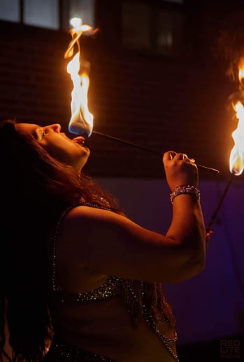 Gallery photo 9 of Fire Bellydancer Lorenda