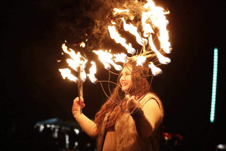 Gallery photo 4 of Fire Bellydancer Lorenda