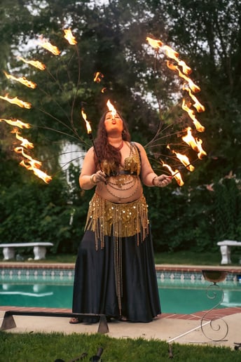 Gallery photo 30 of Fire Bellydancer Lorenda