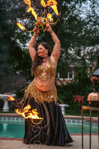 Gallery photo 16 of Fire Bellydancer Lorenda