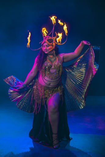 Gallery photo 10 of Fire Bellydancer Lorenda