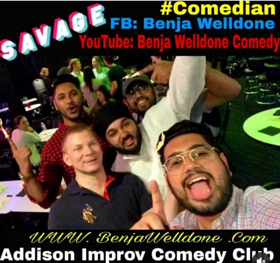 Gallery photo 5 of Benja Welldone, 'Comedy A-La-Carte.'