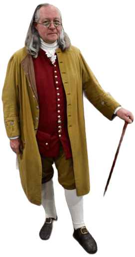 Gallery photo 7 of Gregg H as Benjamin Franklin