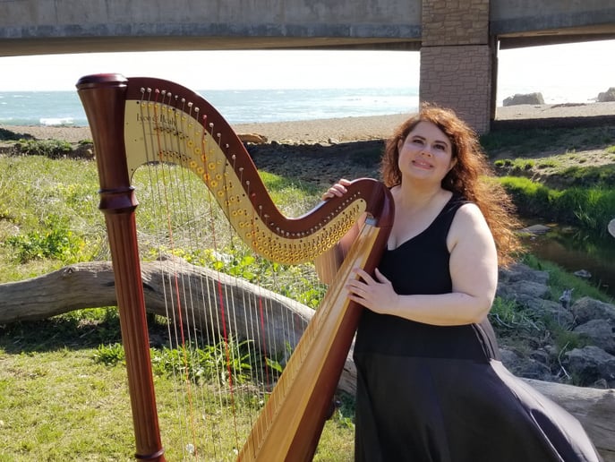 Gallery photo 3 of Beverly Arnold, Harpist