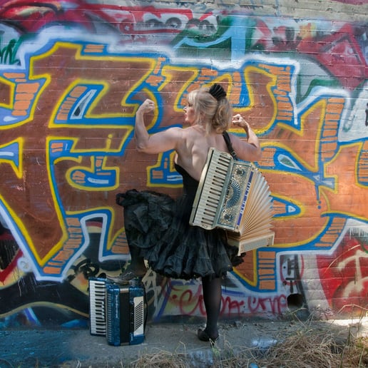 Gallery photo 1 of Big Lou The Accordion Princess