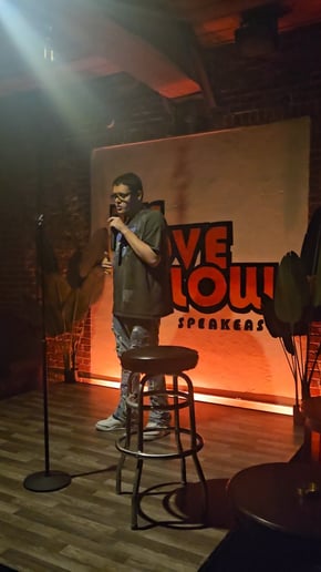 Gallery photo 1 of Big Man Tee- Stand up Comedian