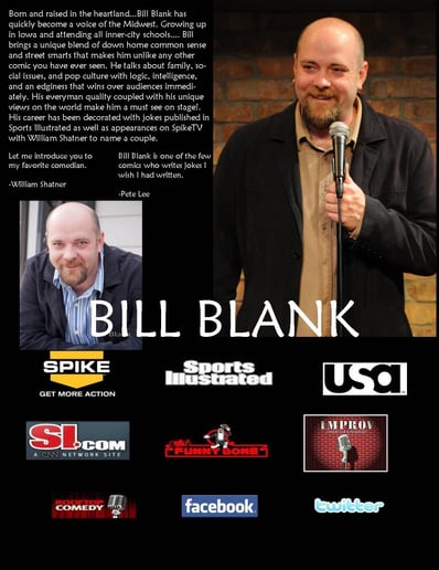 Gallery photo 1 of Bill Blank Comedian for ANY situation