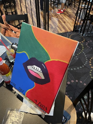 Gallery photo 2 of Black Canvas Paint Party