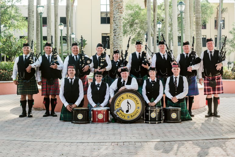 Gallery photo 1 of Black Thorne Pipe Band