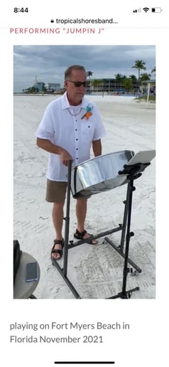 Gallery photo 2 of Tropical Shores Steel Drum band