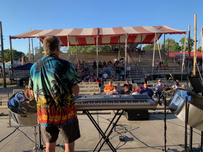 Gallery photo 4 of Tropical Shores Steel Drum band