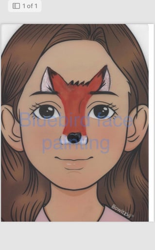 Gallery photo 2 of Bluebird Face Painting