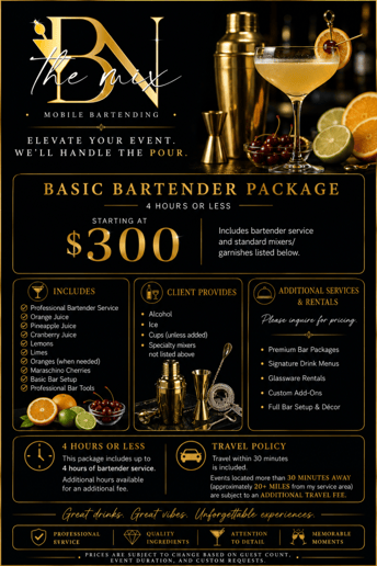 Gallery photo 7 of BNTHEMIX Mobile Bartender
