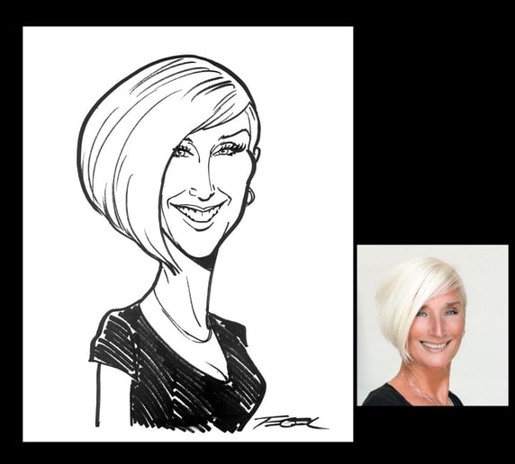 Gallery photo 8 of Bonzo Benny's Classy™ Caricature Stand®