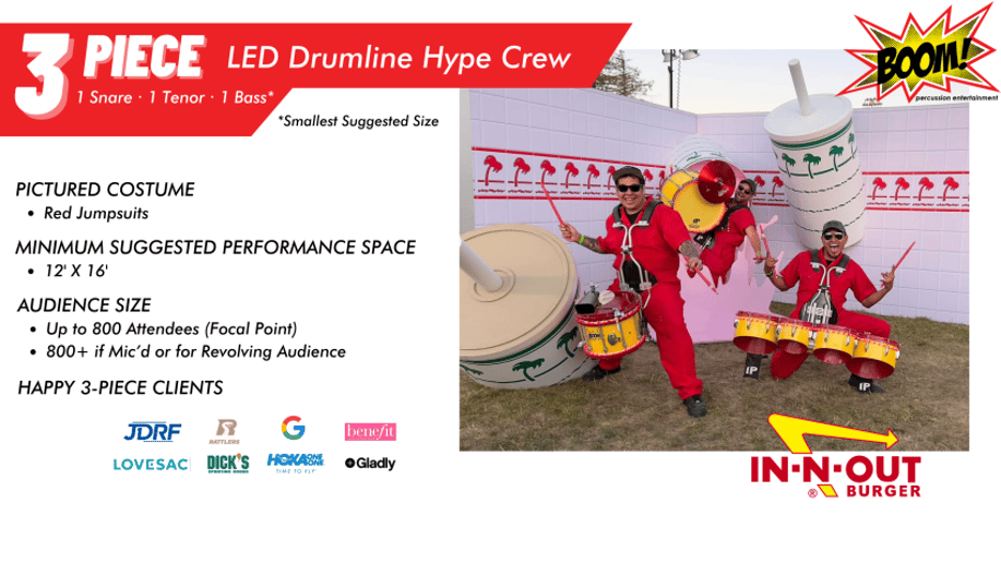 Gallery photo 11 of BOOM! Percussion Entertainment