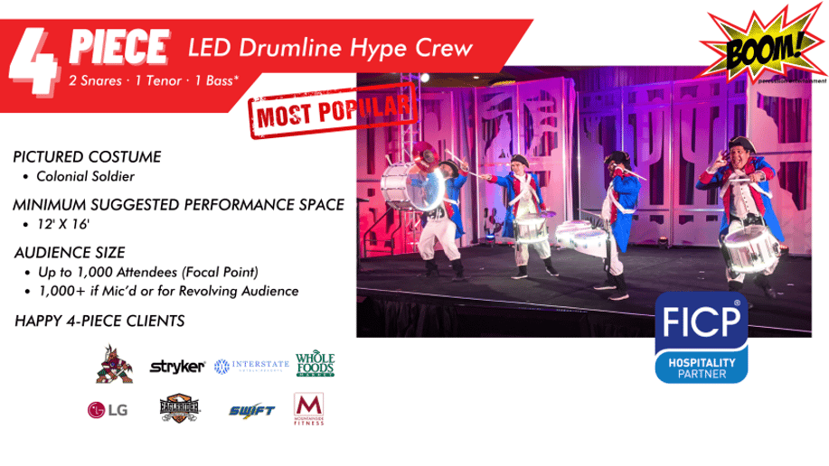 Gallery photo 15 of BOOM! Percussion Entertainment