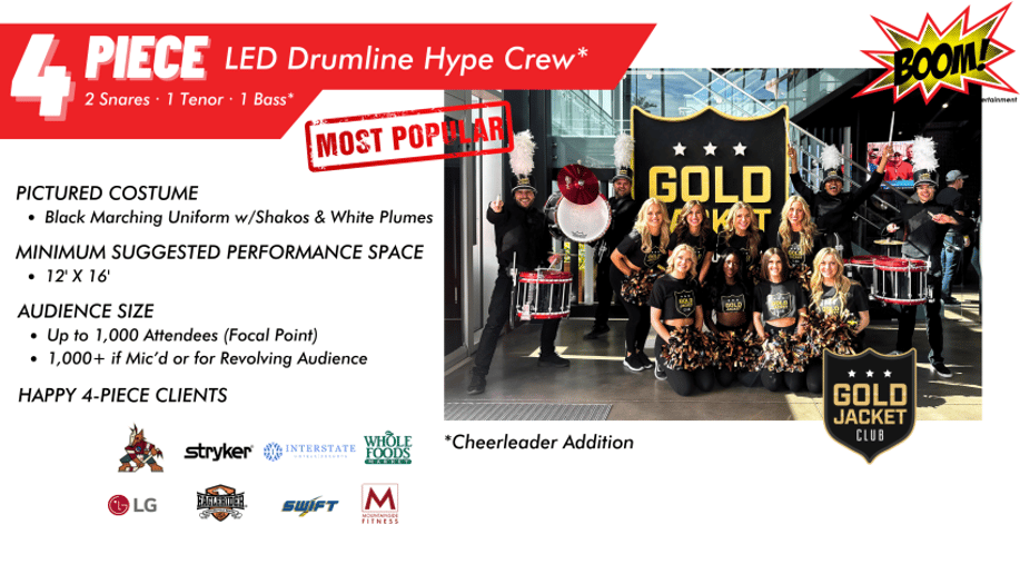 Gallery photo 16 of BOOM! Percussion Entertainment