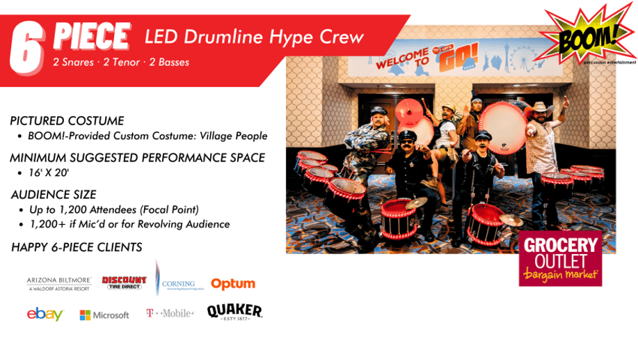 Gallery photo 19 of BOOM! Percussion Entertainment