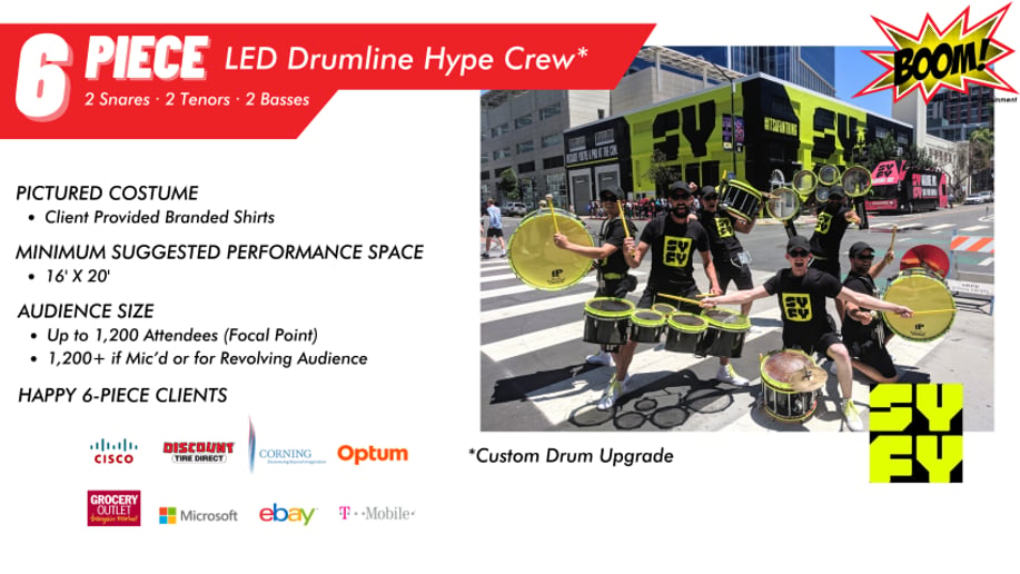 Gallery photo 22 of BOOM! Percussion Entertainment